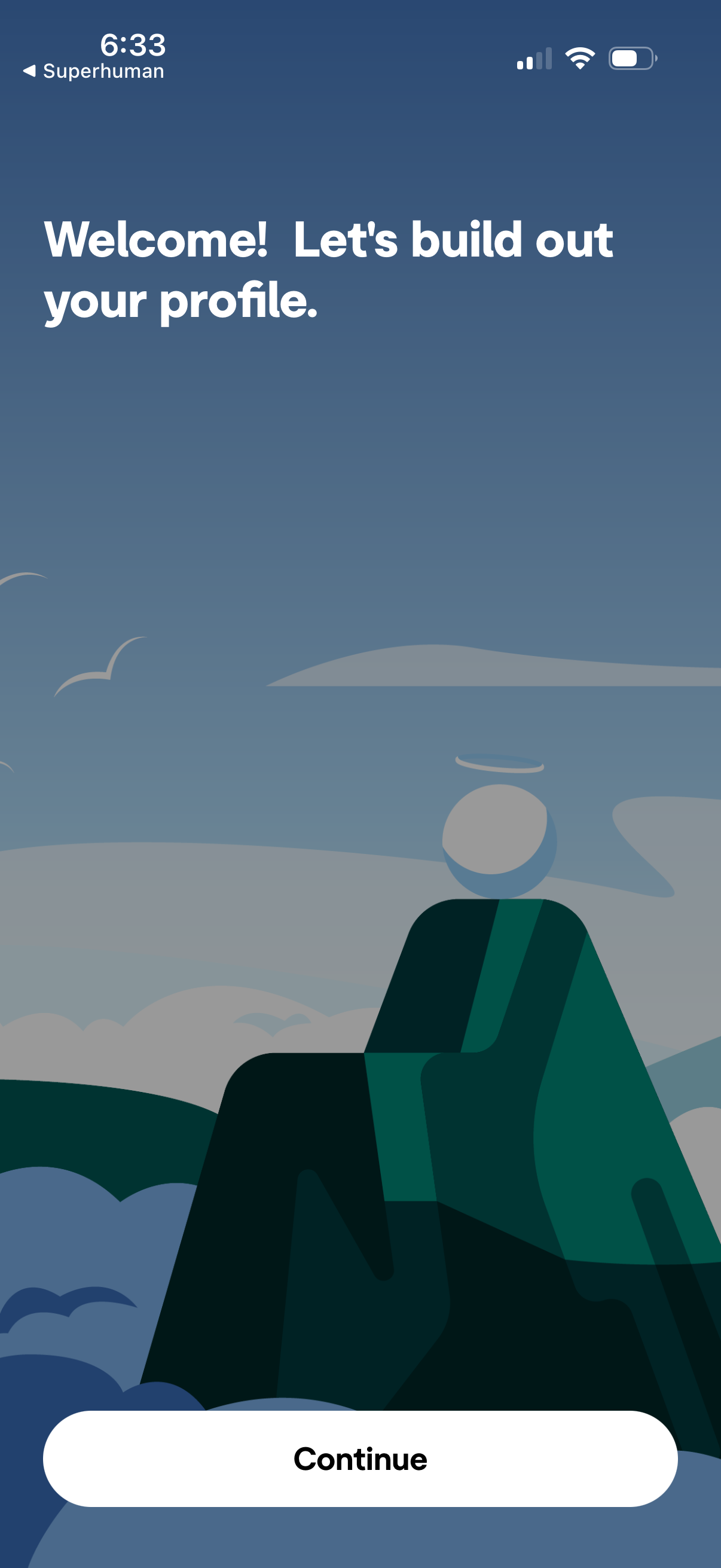 hallow onboarding screenshot